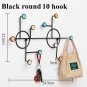 Entryway Coat Hanger Hooks, Metal Coat Rack Wall Mounted, Wall Hook, Key Holder, Hat Rack