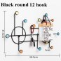 Entryway Coat Hanger Hooks, Metal Coat Rack Wall Mounted, Wall Hook, Key Holder, Hat Rack