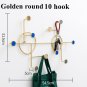 Entryway Coat Hanger Hooks, Metal Coat Rack Wall Mounted, Wall Hook, Key Holder, Hat Rack
