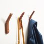 Rustic Wooden Coat Hanger Hooks, Entryway, Bathroom, Hallway Wall Coat Ranck, Key and Towel Hooks