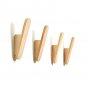 Rustic Wooden Coat Hanger Hooks, Entryway, Bathroom, Hallway Wall Coat Ranck, Key and Towel Hooks