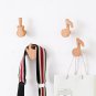 Handmade beech wood music note wall coat hook, Wall key holder, coat rack, Bathroom towel hanger