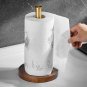 Kitchen paper roll holder, Standing paper towel holder, Counter paper holder for countertop