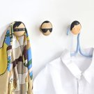 Kids wall hook, Wood wall coat hanger, Wooden coat rack wall mounted, Towel holder（Set of 3）