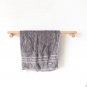 Modern wood towel rack, Wooden towel bar rod, Bath towel holder, Farmhouse towel rail