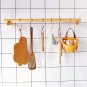 Modern wood towel rack, Wooden towel bar rod, Bath towel holder, Farmhouse towel rail