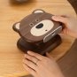 Cute Bear Cell Phone Holder, Stand Wooden Smartphone Desk Holder,Animal Phone Stand