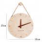 Silent Non-Ticking Wooden Round Wall Clock, Rustic Country Home Decor Wall Clock(10 Inch )