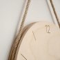 Silent Non-Ticking Wooden Round Wall Clock, Rustic Country Home Decor Wall Clock(10 Inch )