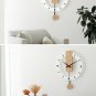 Wood Wall Clock Non Ticking, Silent Modern Clock Decorative for Kitchen,Bedroom,Living Room