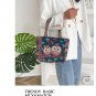 Large Canvas Tote Bag, Womens Shoulder Bags Canvas, American Woman With Shopping Shoulder Handbag