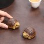Tiny Sea Turtle Tea Pet Figurine. Miniature Zisha Ceramics Turtle Figure