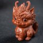 Purple Clay dragon Statue, Feng shui decor Figurine, Zisha Yixing Tea set, Tea Set, Animal Figurine