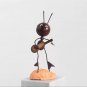 Metal Ant Statue, Cartoon Lady Beetle Action, Iron Art Model, Standing Ant Figurine Decor