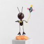 Metal Ant Statue, Cartoon Lady Beetle Action, Iron Art Model, Standing Ant Figurine Decor