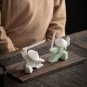Tea Pet Warrior Statue Figurine, Tea Ornament Accessories, Kung Fu Tea Gift&iuml;&frac14;�Gift for Tea Lover