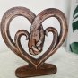Hand in hand Abstract Sculpture Statue, Eternal Love, Wedding Desktop Dec Gift