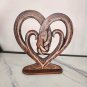 Hand in hand Abstract Sculpture Statue, Eternal Love, Wedding Desktop Dec Gift