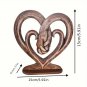 Hand in hand Abstract Sculpture Statue, Eternal Love, Wedding Desktop Dec Gift