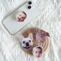 Custom Personalized Phone Grip, Magnetic Phone Grip, Pet Photo Phone Grip, Dog Mom Gift, Kindle Grip