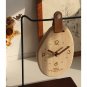 Wooden Desktop Clock, wall clock, Non-Ticking, for Kitchen Living Room, Home Desk
