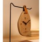 Wooden Desktop Clock, wall clock, Non-Ticking, for Kitchen Living Room, Home Desk