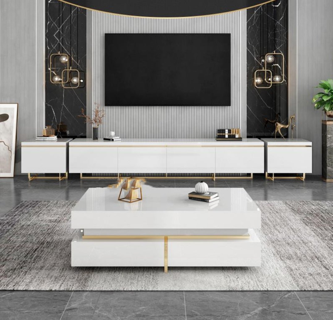 Modern Minimalist Multifunctional Coffee Table TV Cabinet