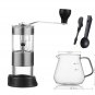 Hand Grinder Coffee Bean Grinder Small Mini Manual Grinder All-In-One Coffee Machine