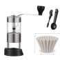 Hand Grinder Coffee Bean Grinder Small Mini Manual Grinder All-In-One Coffee Machine
