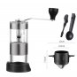 Hand Grinder Coffee Bean Grinder Small Mini Manual Grinder All-In-One Coffee Machine