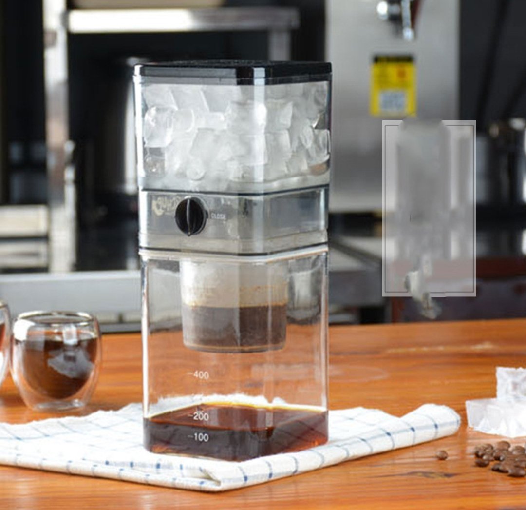 Household Iced Coffee Pot Korean Style Glass Ice Coffee Machine Small Drip