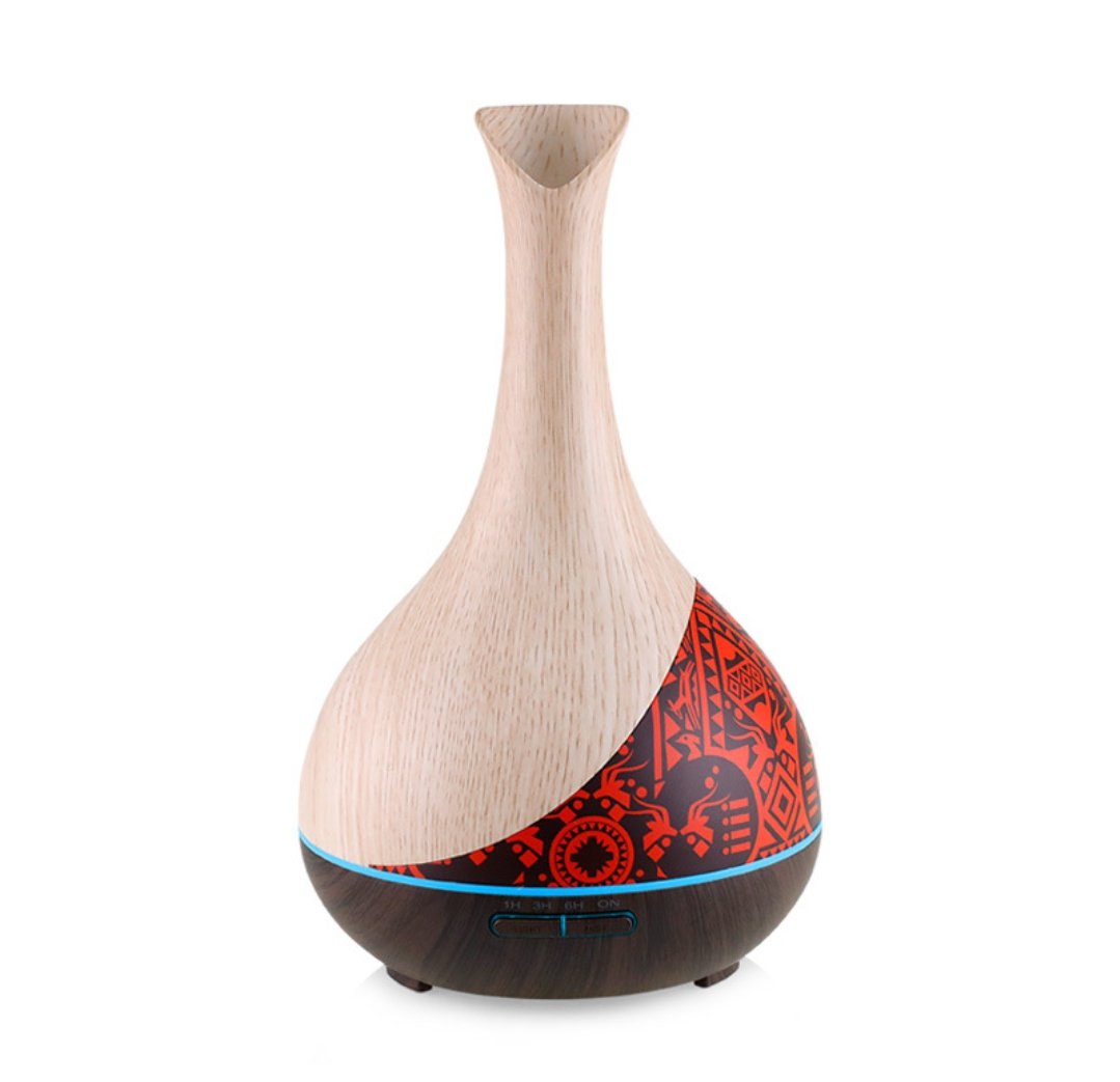 Colorful wood grain ultrasonic humidifier
