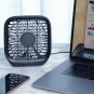 Car Rear Seat Fan Foldable Silent Rechargeable Air Conditioner Electric Back Seat Mini USB