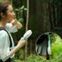 Mini usb hand fan cooling portable fan led light air conditioner cooler adjustable speed
