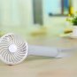 Mini usb hand fan cooling portable fan led light air conditioner cooler adjustable speed