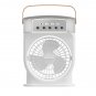 Portable USB Air Conditioner Cooling Fan With 5 Sprays 7 Color Light 600ML