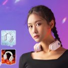 USB Portable Hanging Neck Fan Cooling Cooler Heater Heating Air Conditioner