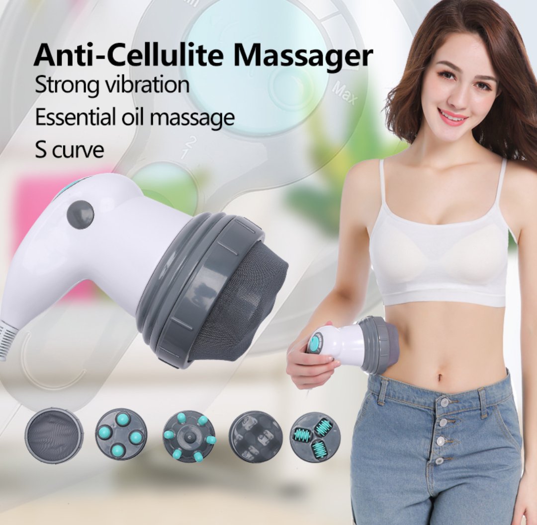 Electric Noiseless Vibration Full Body Massager Slimming Kneading Massage Roller