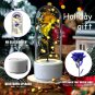 Creative 2 In 1 Rose Flowers LED Light And Bluetooth Speaker Valentine's Day Gift Rose Night Light