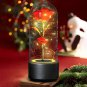 Creative 2 In 1 Rose Flowers LED Light And Bluetooth Speaker Valentine's Day Gift Rose Night Light