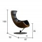 Creative Designer Leisure Tiger Chair Italian Style