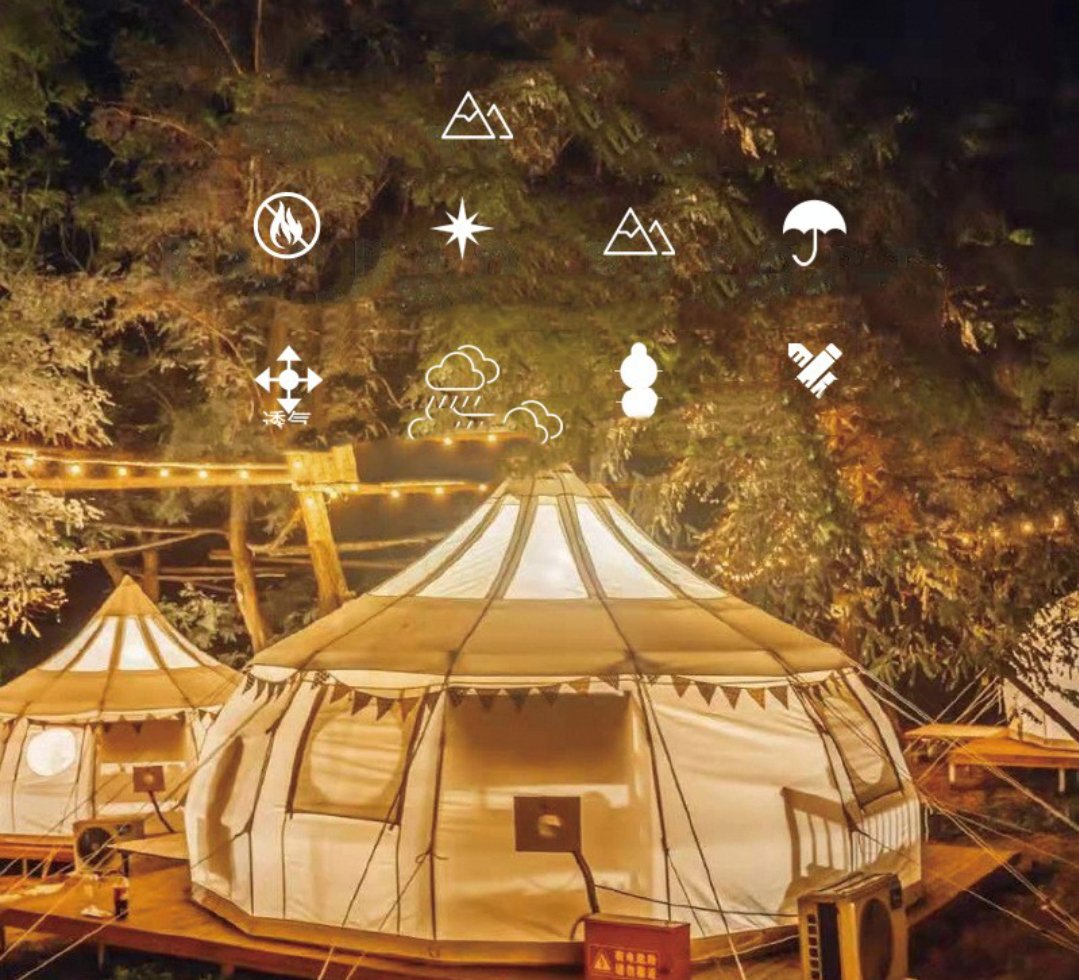 Light Luxury Exquisite Camping Netflix Outdoor Tent