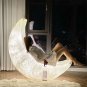 Luminous Moon Crescent Lounge Chair Floor Lamp