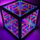 Space Time Tunnel Mirror Colorful Cube Infinite Extension Atmosphere Lamp