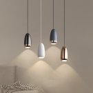 Net Celebrity Small Chandelier Led Creative Bullet Head Bedside Hanging Wire Lamp