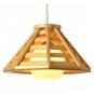 Modern Minimalist Bamboo Woven Woodcraft Ceiling Lamp Restaurant Bar Hotel Inn