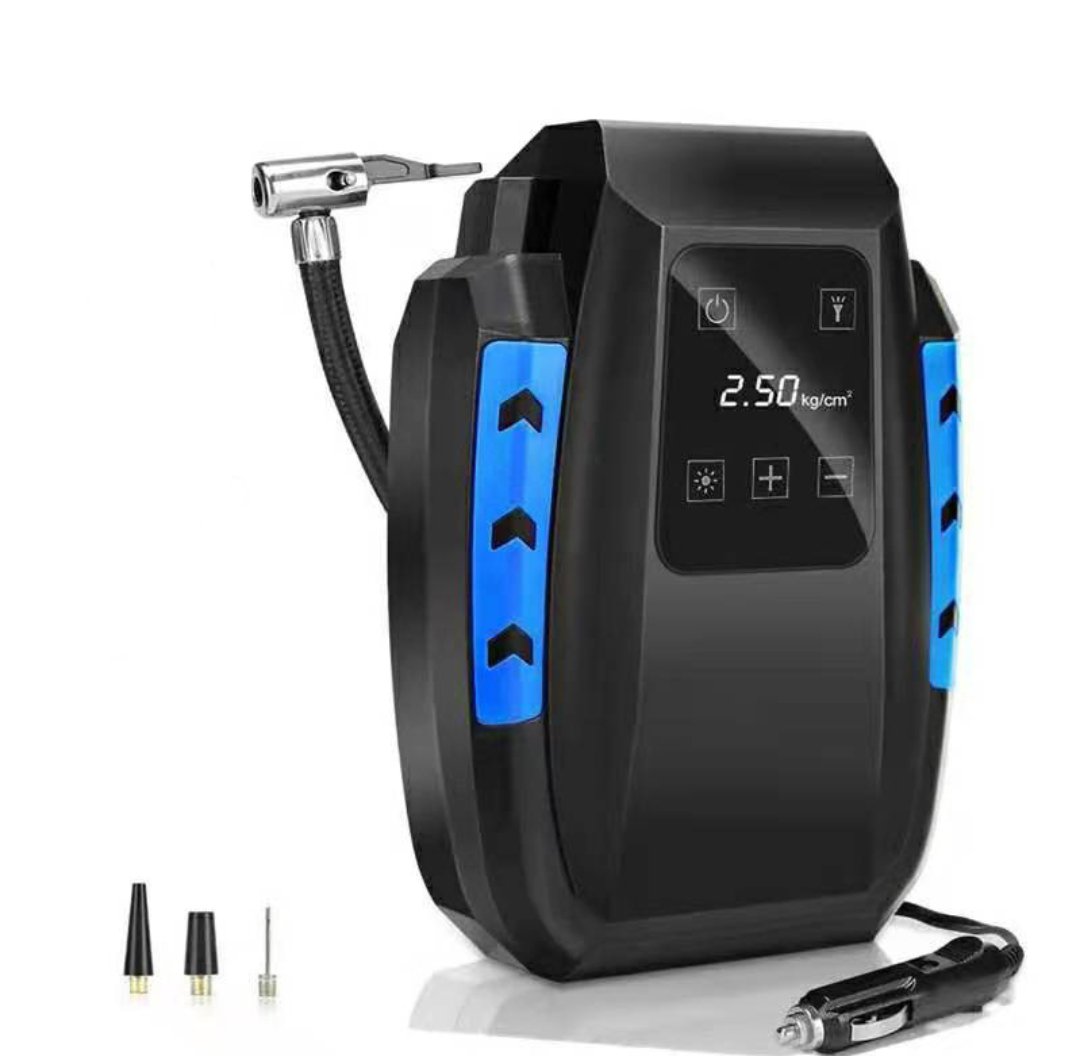 Car Emergency Car Air Pump, Automatic Charging With Light, Air Pump, Tire Inflation