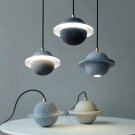 Planet Small Chandelier Red Single Head Bedroom Bedside Lamp