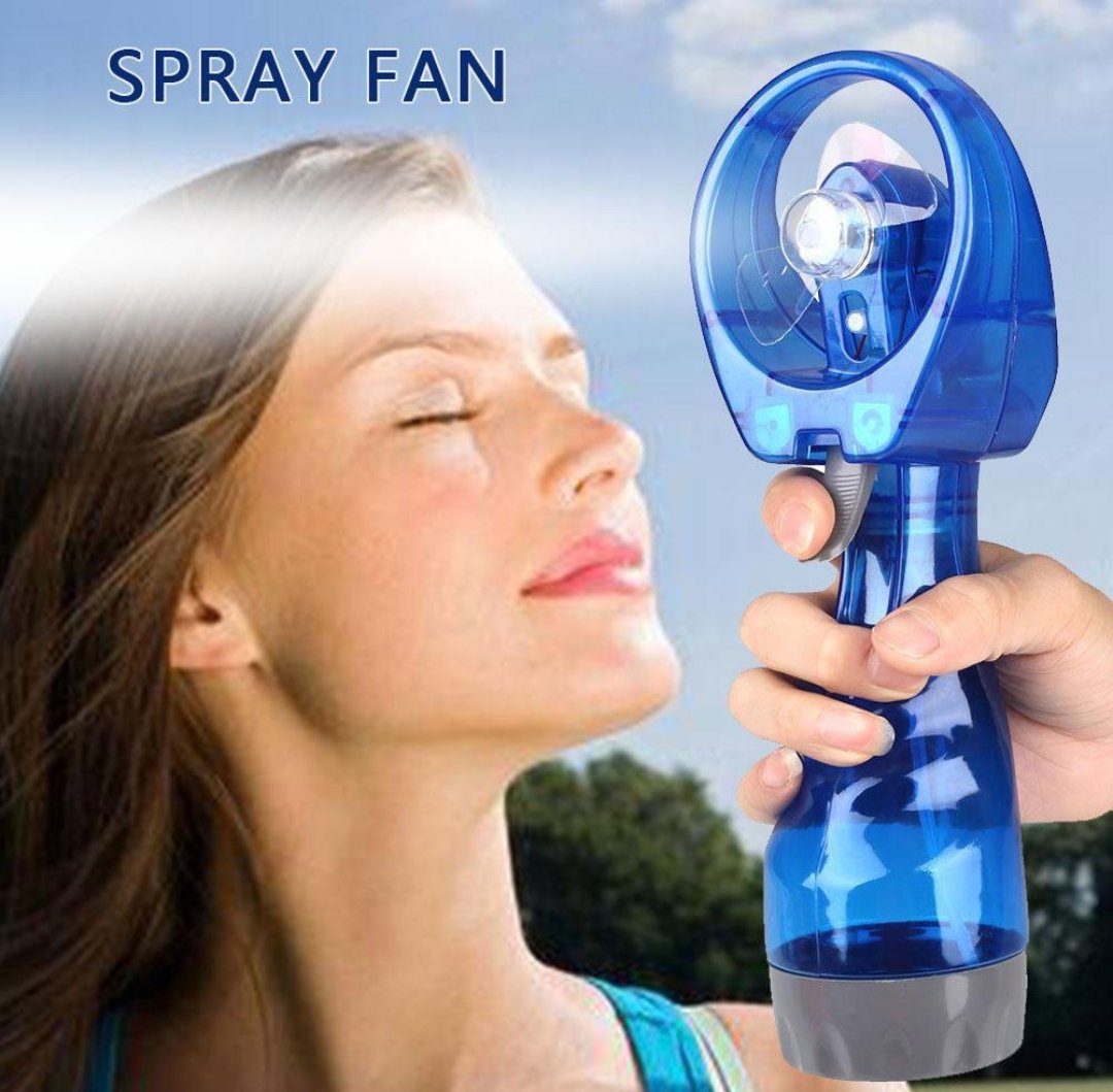 Convenient Hand-operated Humidification Mini Spray Fan Water Fan Spray Portable Mist Fan