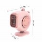 Warm Cold Dual Use Car Low Noise Defog Windscreen Fan Heater Demister Car Heater Fan